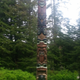 The Totem poles in Sitka are also Horizontal apparently.